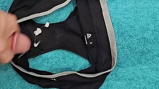 cum in two pairs of dirty panties
