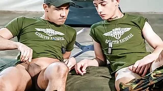 MilitaryDick - "I can train you to last longer when you masturbate" - Felix Harris & Gabriel Chiappe