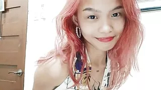 Young tatooed Filipina girl getting a good cock
