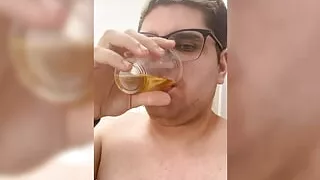 22yo boy loves his pee so much that he drinks it