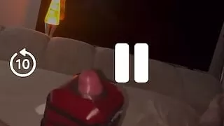 Swirling Twisting Twisted Toy Makes Cock Cum. Wow Jealous of his white cock