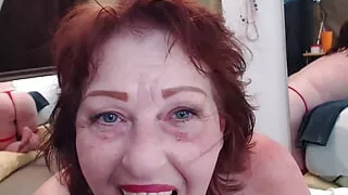 5 Min of 832 Jordan Fucks My Face POV BBC Dildo