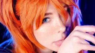 Sloppy Blowjob and Pussy Creampie. Evangelion Asuka Langley - Mollyredwolf