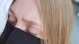 Brought the Guy to a Bright Orgasm and He Cum on My Face