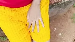 Girlfriend Nude video Mms Showing boobs Outdoor masturbation