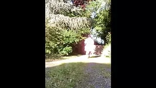 Dressed with a little pink wrap dress for a night out