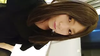 Asian crossdresses masturbate nipple