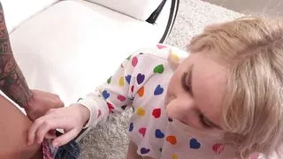 Eden Sparkles As She Takes Her First Porn Cock