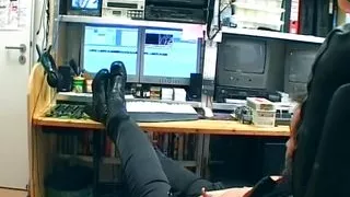 Mature German slut sucks dick before hot pussy fuck