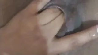 Hot Hermaphrodite with Big Clitoris Touches Herself Very Rich.