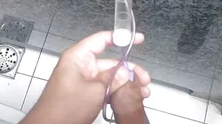 Implant On Daddy's Cock To Introduce Home Remedy