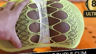 18 yo Tinny Asian double cumshoot