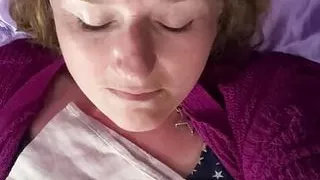 Cum face of a hot, sweaty, MILF!