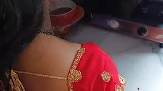 indian husbend fuck her wife in kitchen