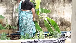 stepmother was working in the garden and I had sex with her