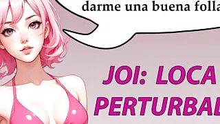 SPANISH JOI with a crazy and confident singer. Will you consent to their requests to masturbate?