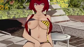 Genshin Impact Candace Ahegao Masturbation Mmd 3D Red Hair Color Edit Smixix