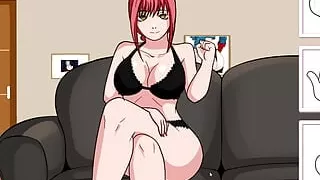 Makima Lost And Gets Fucked (Cachipun with Waifu)