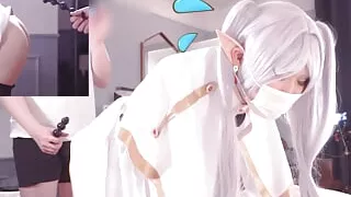 Cute Frieren Cosplayer get Fucked, Asian hentai cosplay 7