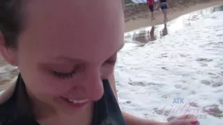 Nice Brunette On Vacation