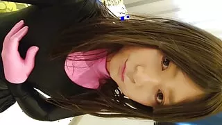 Japanese masturbate leotard crossdresses fetish