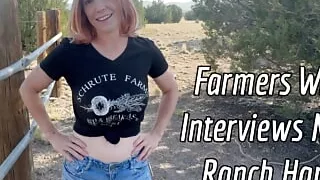 Farmers Wife Interviews New Ranch Hand - Jane Cane & 'Channing' from Tantaly