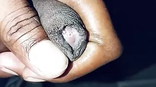 Big long dick Indian guys night time handjob