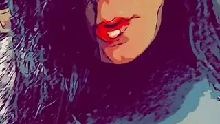 Black Patent Stiletto & Cock Slaps