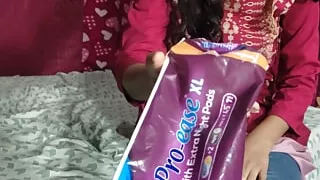 Kavita ordered pads from Vijay and kissed a lot from her