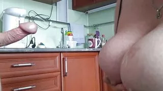 I love mother-in-law fucking in her mouth and cumming on her big tits