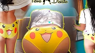 Do You Like How My Pikachu Panties Look on Me? Come Catch Her All