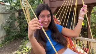 Fucked A Cutie In A Street Gazebo On The Morning After Party