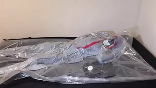 Jun 18 2024 - VacPacked in my PVC breathplay suit with sweaty hiviz shirts & vests