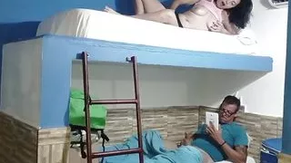 I got really horny watching my roommate masturbate watching porn