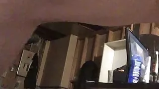 Giant Sheshaft Futanari Penetrated in Peehole