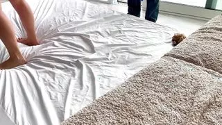 Hotwife 4 BBC Gangbang While Cuck Husband Films, Dvp, Doggy, Hard Fucking, Cuckold, Footjob, Double Vaginal, Stretched Pussy Pt4