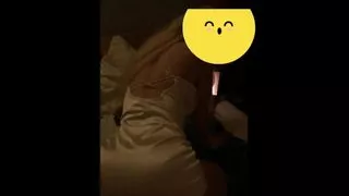 Blond teen slowly rides dick while watching a boring movie