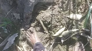 Your strong cock will relax while irrigating