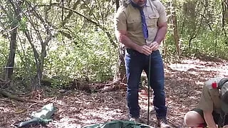 ScoutBoys Hung Scout Master fucks cute Ian Levine hard rough and raw