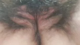 wife opens her pussy with clamps for an orgasm of pain