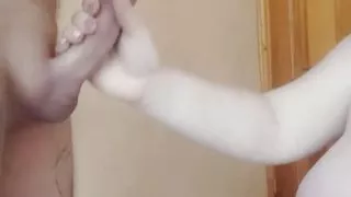 dick cums after a hot suction