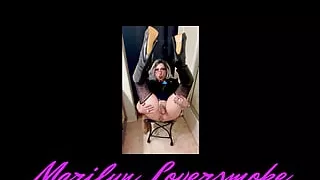 Marilyn Anal Plug Big Cock Smoking Fetish Tease