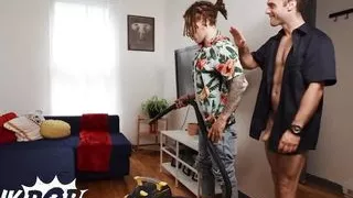 Gabriel Clark Gets Fucked Doggystyle By Tommy Tanner And Sunny D Then Takes Two Facials - TWINKPOP