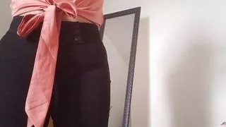 Latin stepmom before getting ready to go to work masturbates and gets full of milk touching her tight pussy rich mast