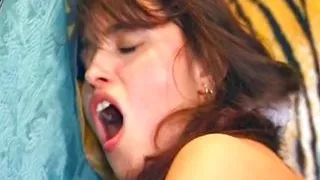 Beautiful German woman eats cum after hot fuck