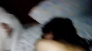 Pregnant wife being creampied