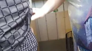 caught a bitch in the entrance fucked her in the mouth and filled it with cum