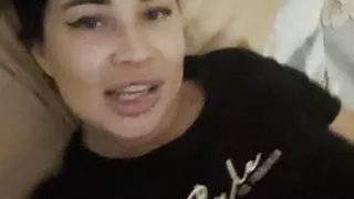 Thick breasted russian MILF solo fuck