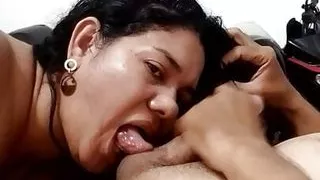 My slut girlfriend loves to suck my balls, deep throat and hard anal sex as a delicious squirting amateur submissive slave