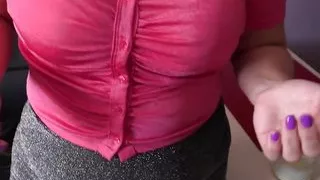 AuntJudysXXX - Your Big Booty Latina Boss Montse Swinger Sucks Your Cock (pov)